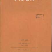 Double per orchestra partitura
