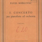 I. Concerto per pianoforte ed orchestra