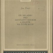 Tři skladby pro smyčcový soubor a klavír na čtyři ruce