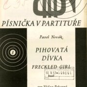Písnička v partituře - Pihovatá dívka