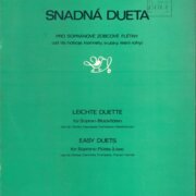 Snadná dueta pro sopránové zobcové flétny