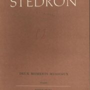 Deux moments musicaux - piano