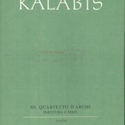 III. Quartetto d' archi