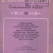 Písně týdne Československého rozhlasu 10