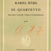 III. Quartetto