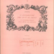 Musica viva historice 38 - 11 Preludií pro dvě klariny