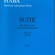 Suite für Violine solo im Sechsteltonsystem