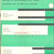 Harmonikový repertoár - Menuety a jiné staré tance