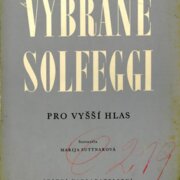 Vybrané solfeggi pro vyšší hlas