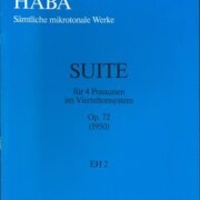 Suite für 4 Posaunen im Vierteltonsystem