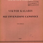 Sei invenzioni canonici