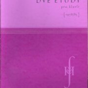 Dvě etudy pro klavír