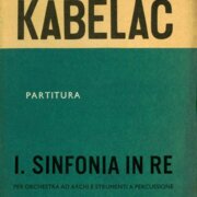 I. Sinfonia in re