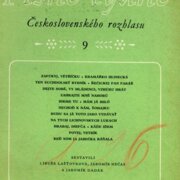 Písně týdne Československého rozhlasu 9