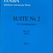 Suite Nr. 2 für Vierteltonguitarre