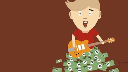 Minimální měsíční mzda autora.