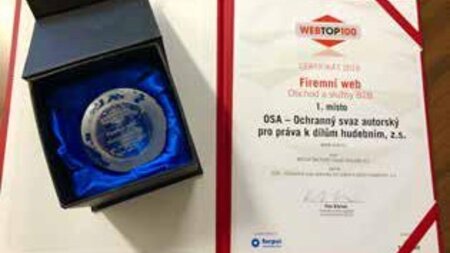 Web OSA se stal nejlepším firemním webem roku 2019 v kategorii B2B