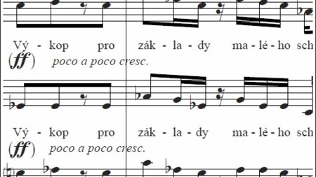 Úděl skladatele je být jinde než v přítomnosti